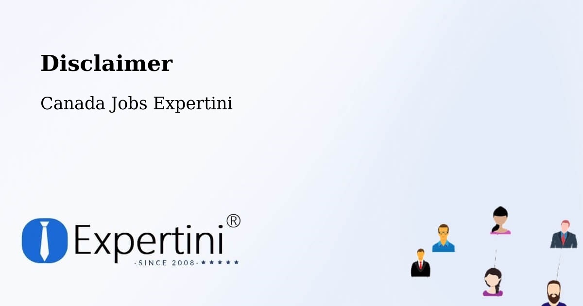 Disclaimer – Grimshaw - Canada Jobs Expertini