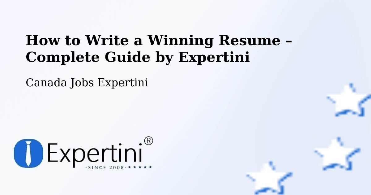 Resume Writing Guide for Job Seekers – Grimshaw - Grimshaw, Canada Jobs Expertini